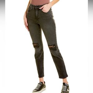 NWT GOOD AMERICAN good classic skinny jeans with distressed knees